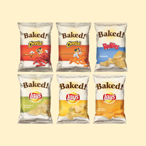 Baked lays chips for a delicious snack