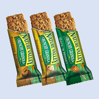 Nature Valley Bars are a great morning snack